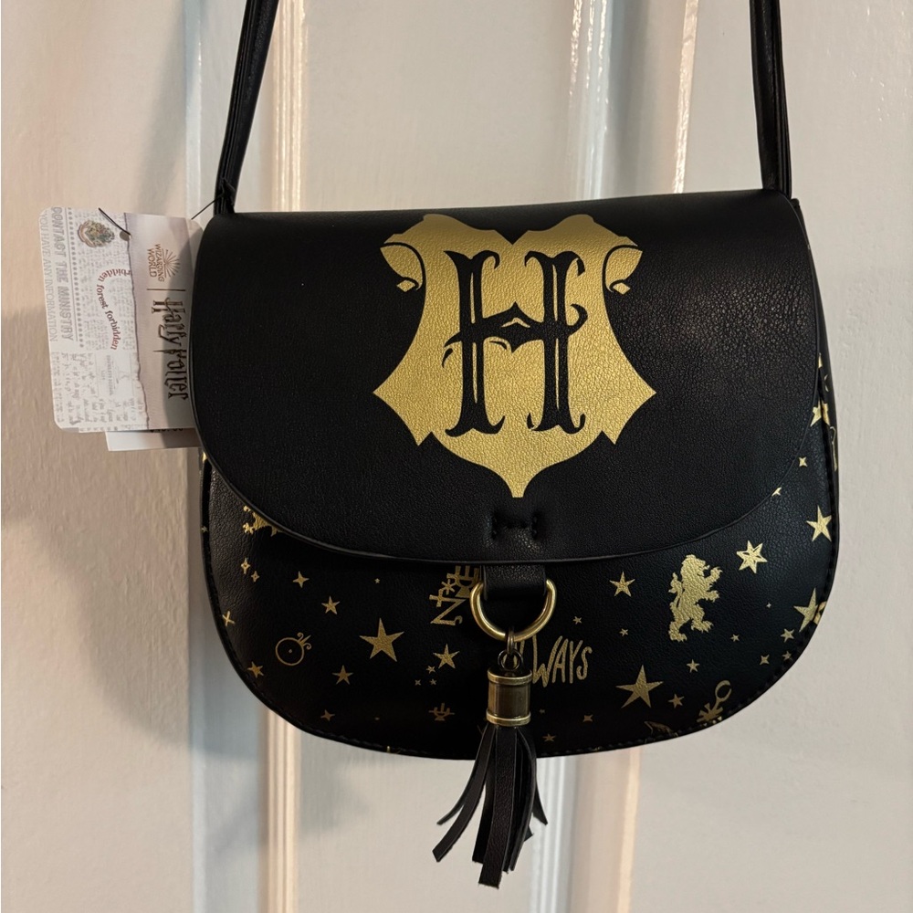 Harry Potter Hogwarts Black and Gold Women's Bag